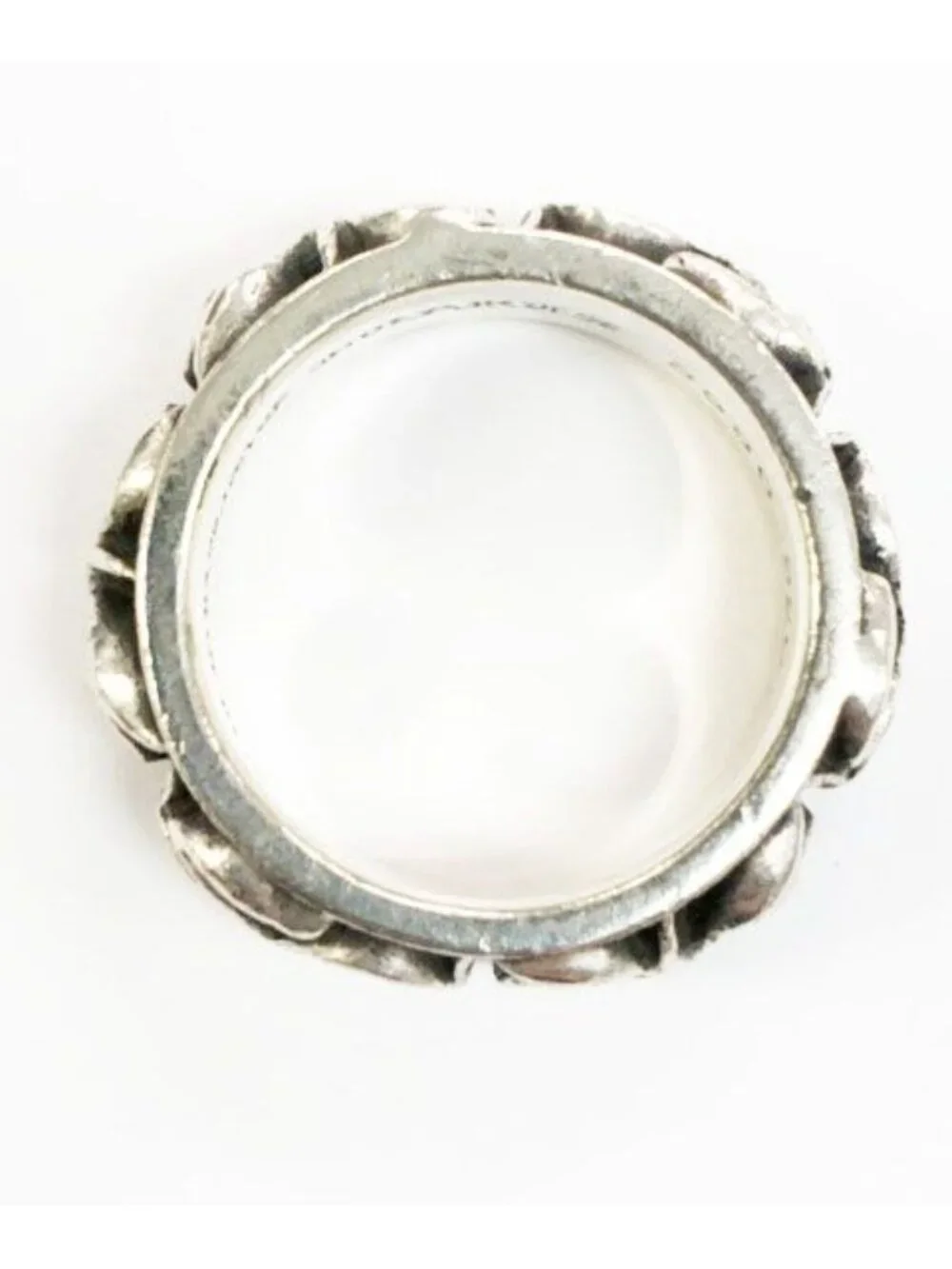 Chrome Hearts Eternity Vine Band Ring Silver